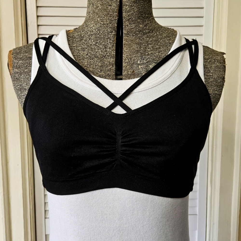 Guess Black Strappy Women's Bralette